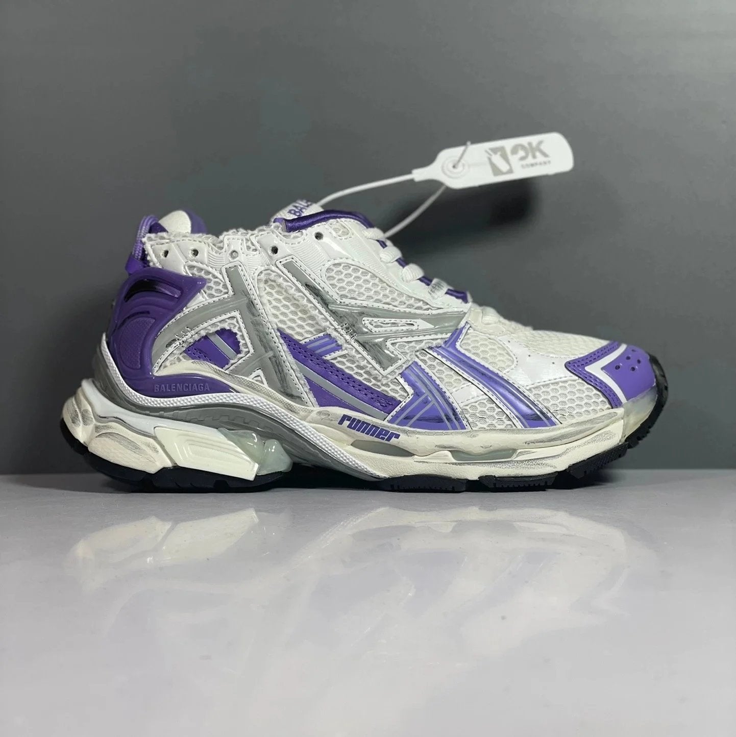 Balenciaga Runner White Silver Purple