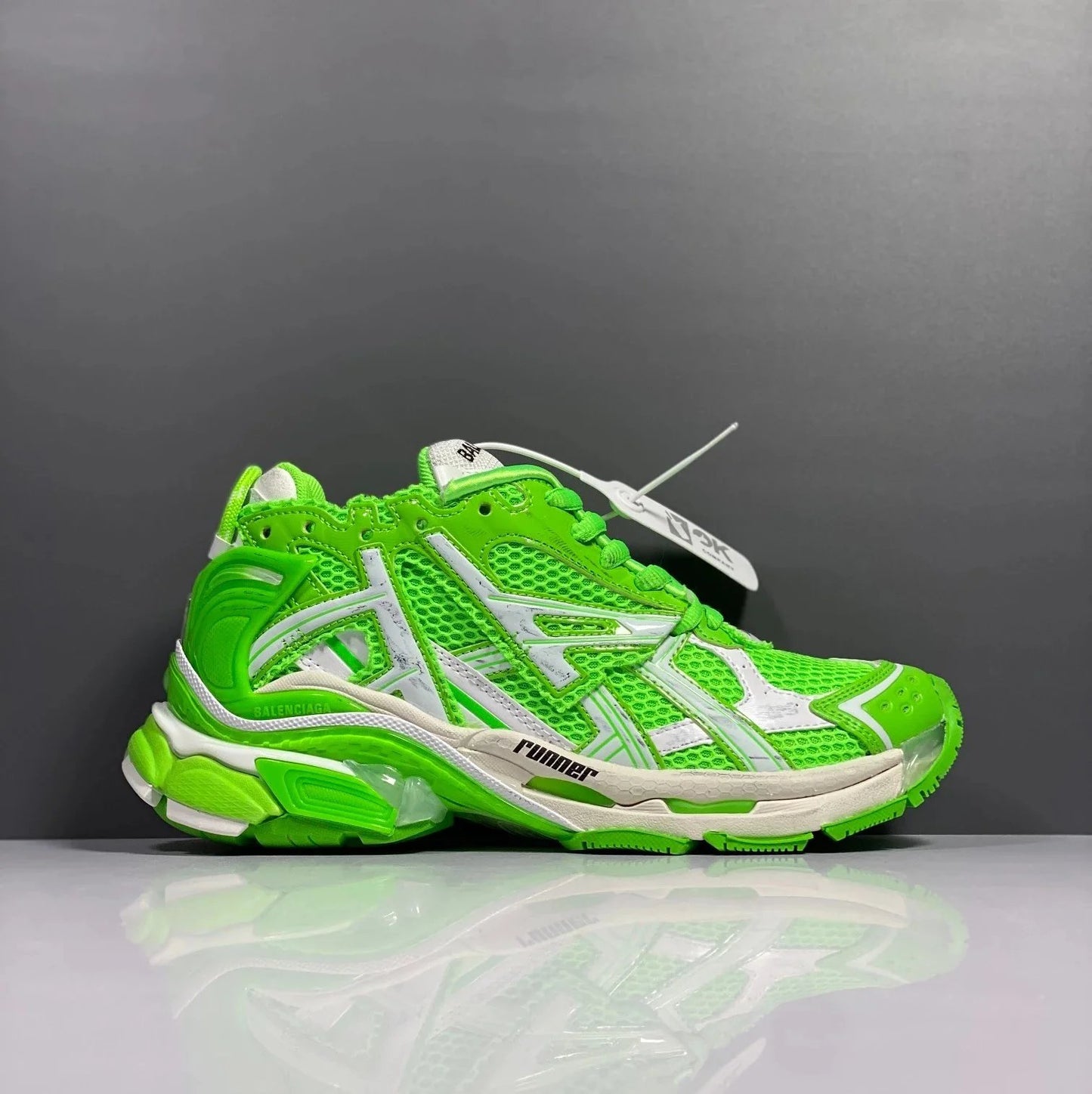 Balenciaga Runner Green White