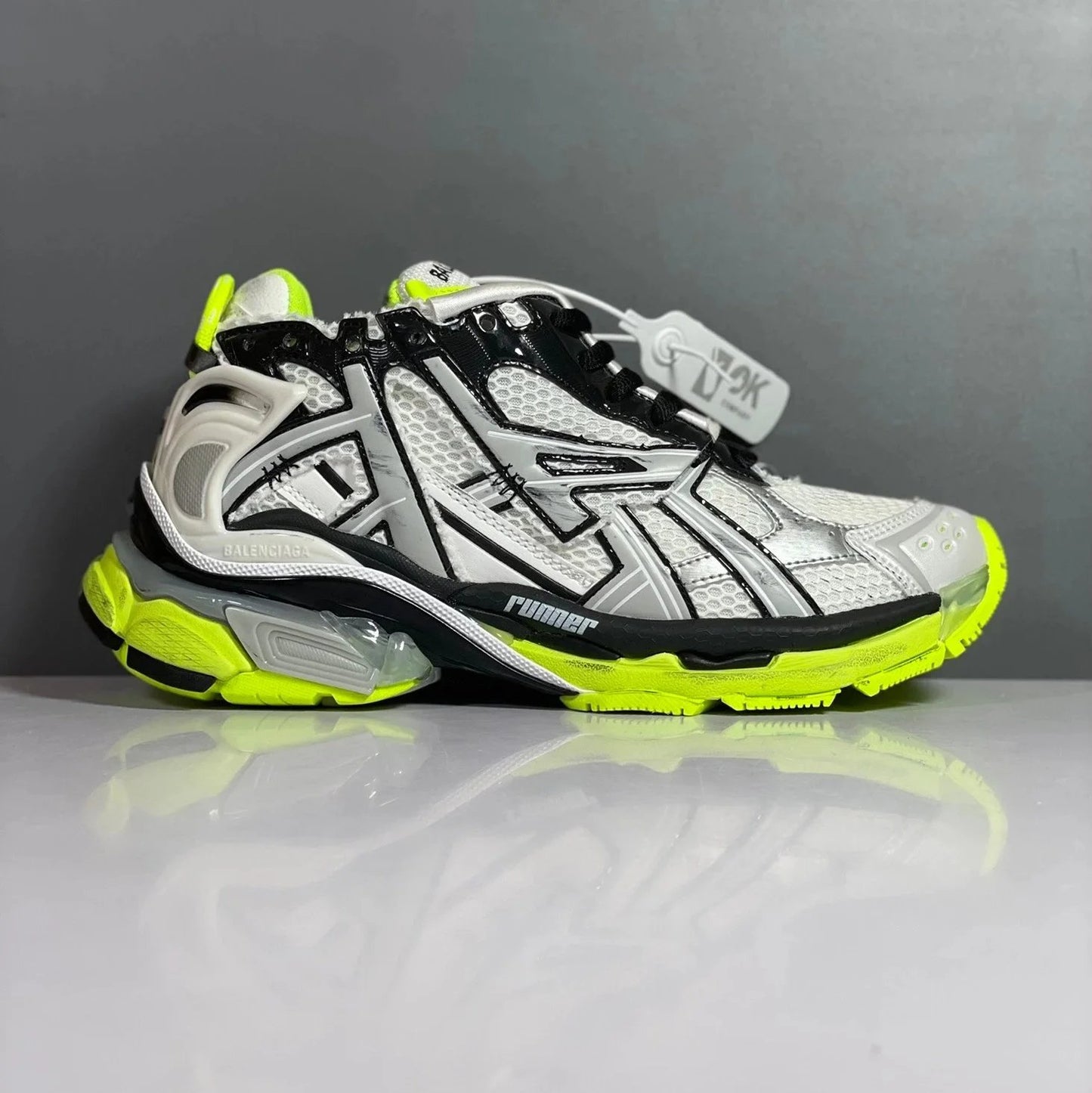 Balenciaga Runner Neon Silver