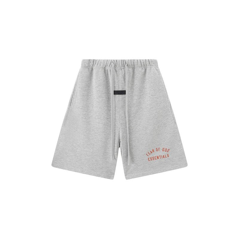 Essentials Fear of God Shorts Grey (Red Writing)