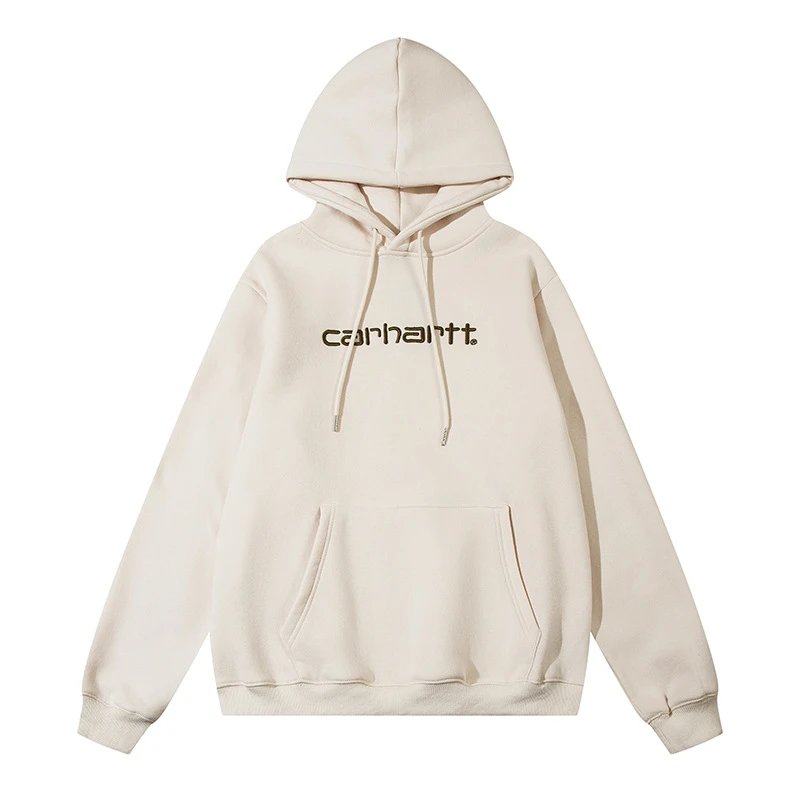 Carhartt Basic Print Hoodie Creme