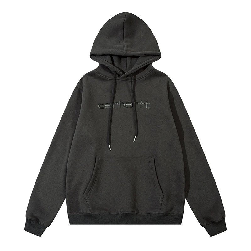 Carhartt Basic Print Hoodie Dark Grey