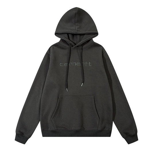 Carhartt Basic Print Hoodie Dark Grey