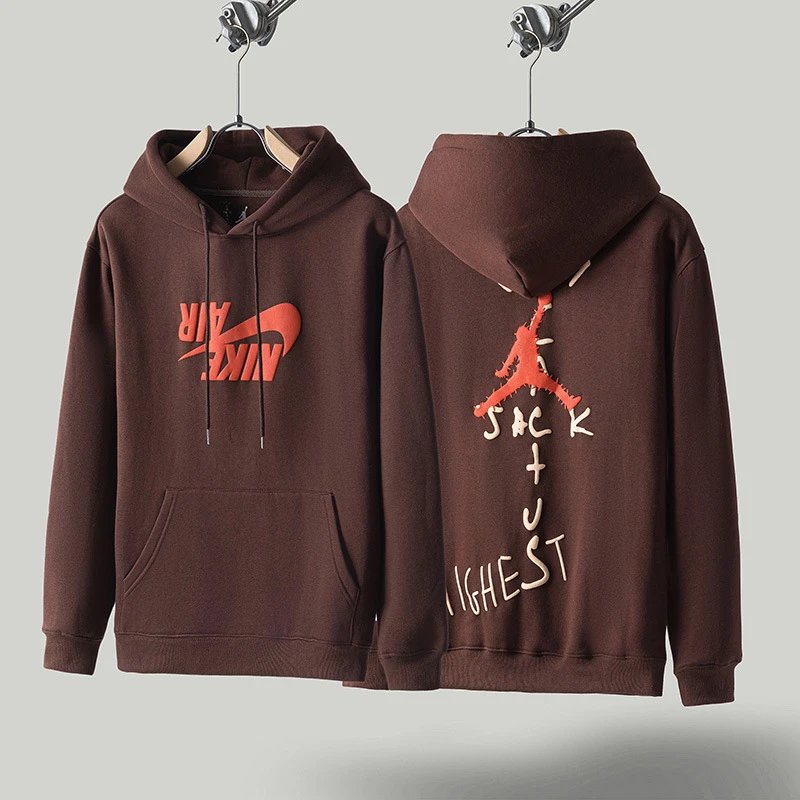 Travis Scott Nike air Hoodie Brown