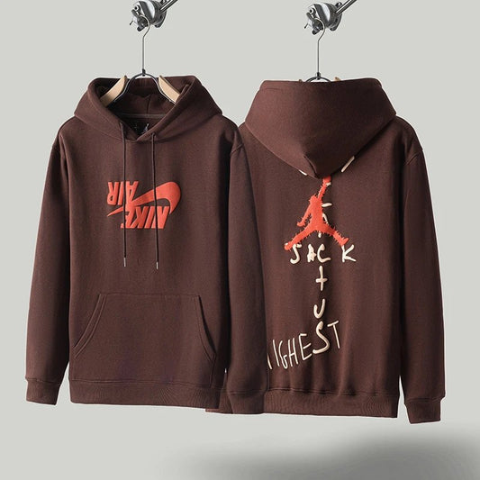Travis Scott Nike air Hoodie Brown