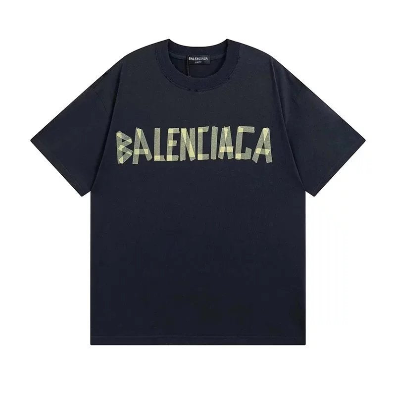 Balenciaga tape T-shirt Black