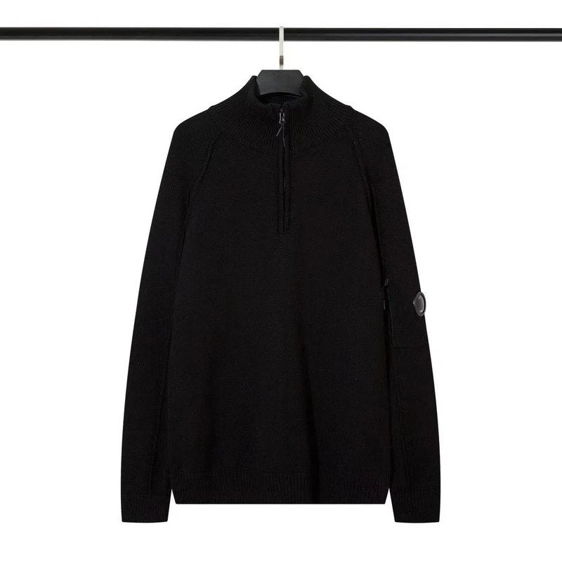 C.P. Company Half-Zip Sweater Black