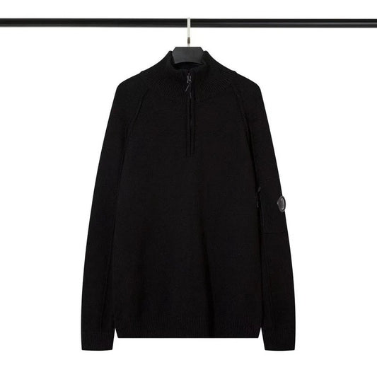 C.P. Company Half-Zip Sweater Black