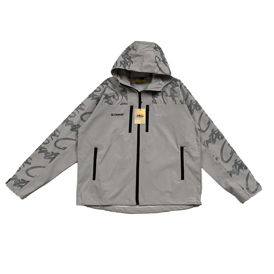 Corteiz Elitework Shell Jacket Grey