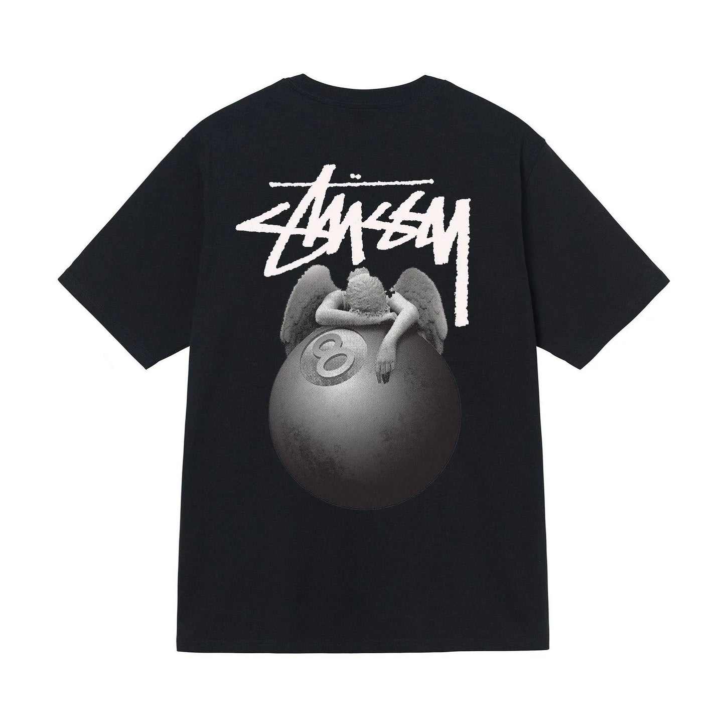 Stussy 8 Ball Angel T-shirt Black