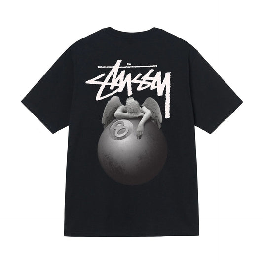 Stussy 8 Ball Angel T-shirt Black