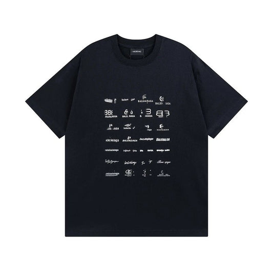 Balenciaga Multi Icon T-shirt Black