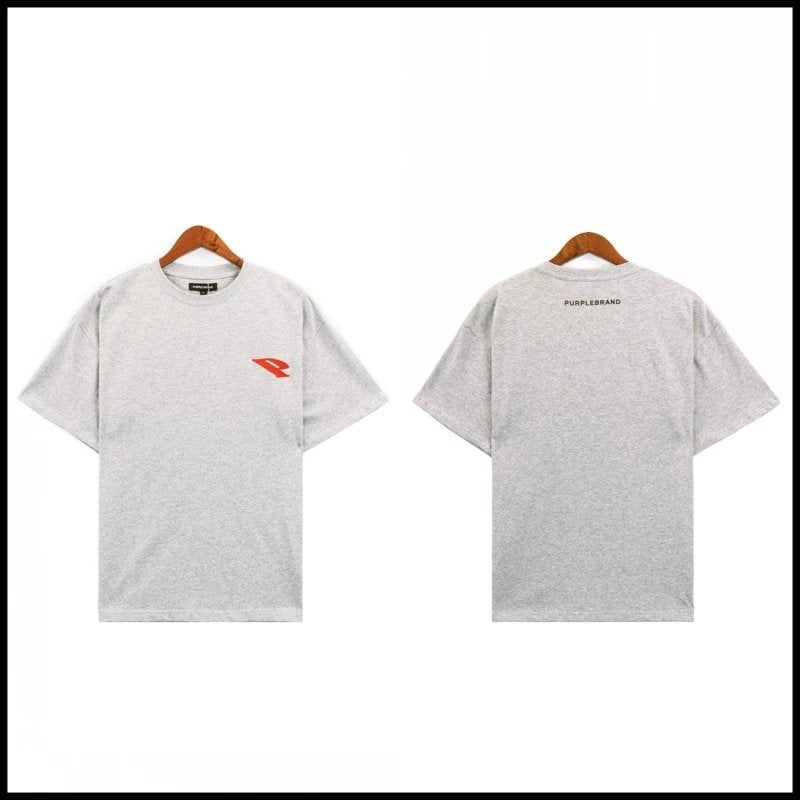 Purple Brand small icon T-shirt Grey