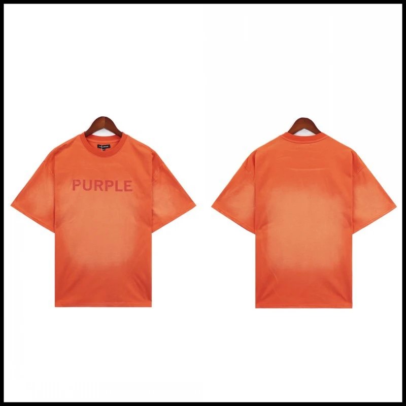 Purple Brand basic T-shirt Orange