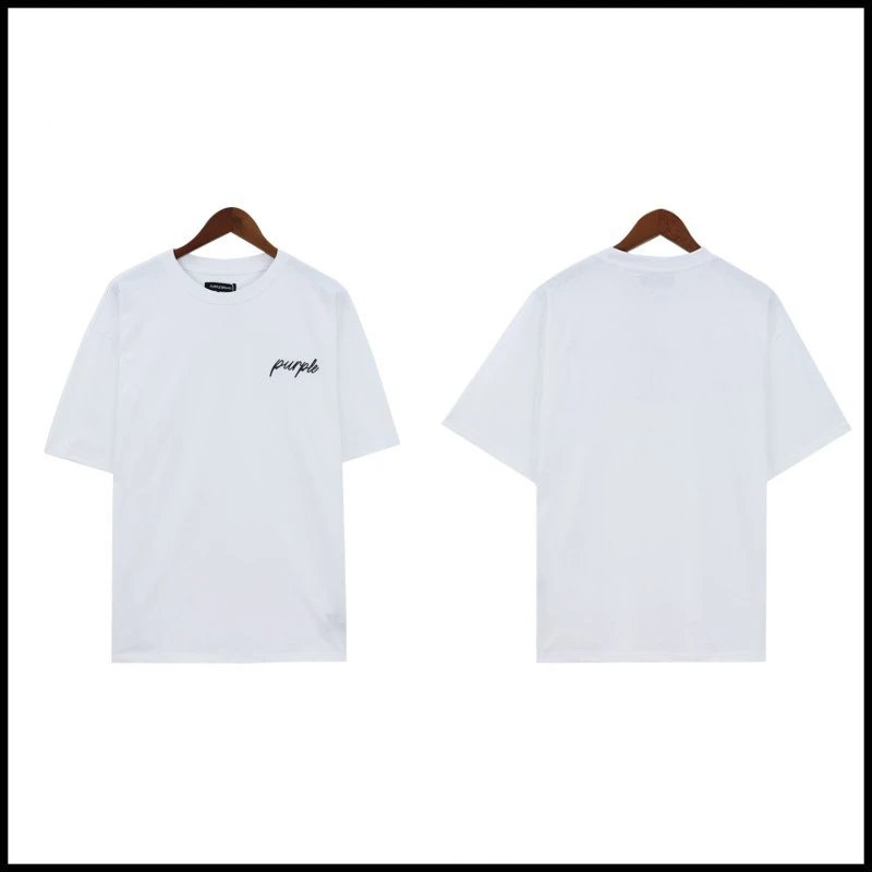 Purple Brand small font T-shirt White