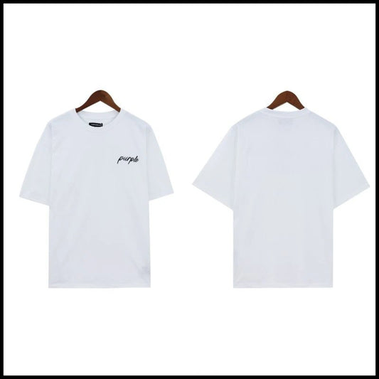 Purple Brand small font T-shirt White