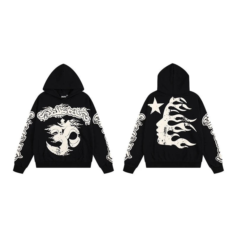 Hellstar Records Hoodie Black