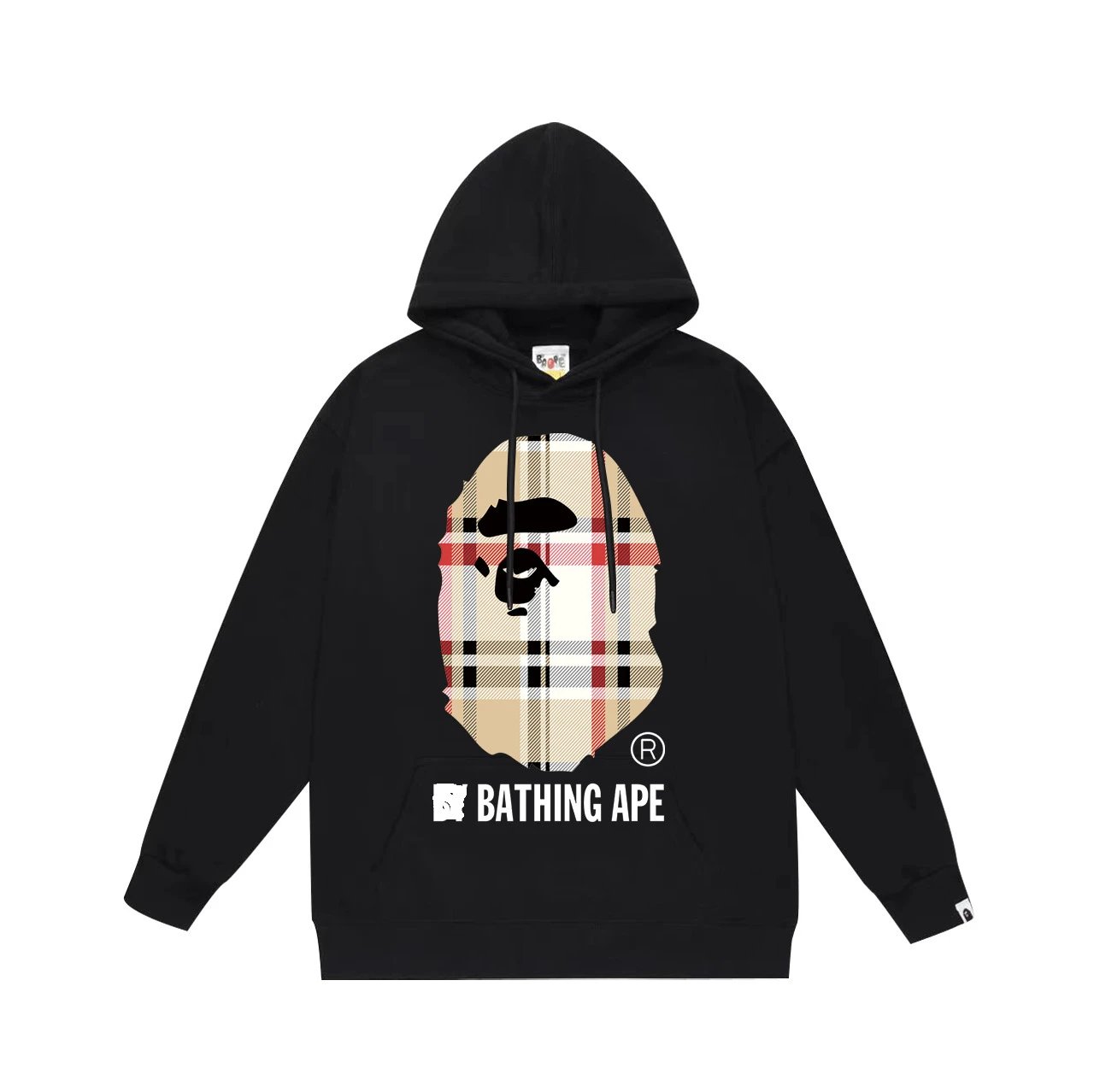 Burberry x Bape Hoodie Black