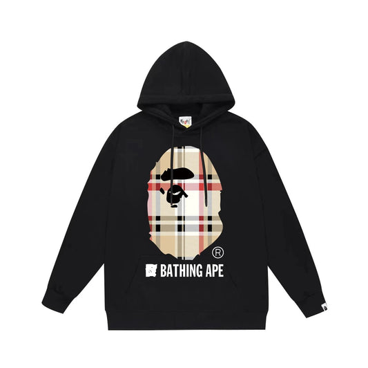 Burberry x Bape Hoodie Black