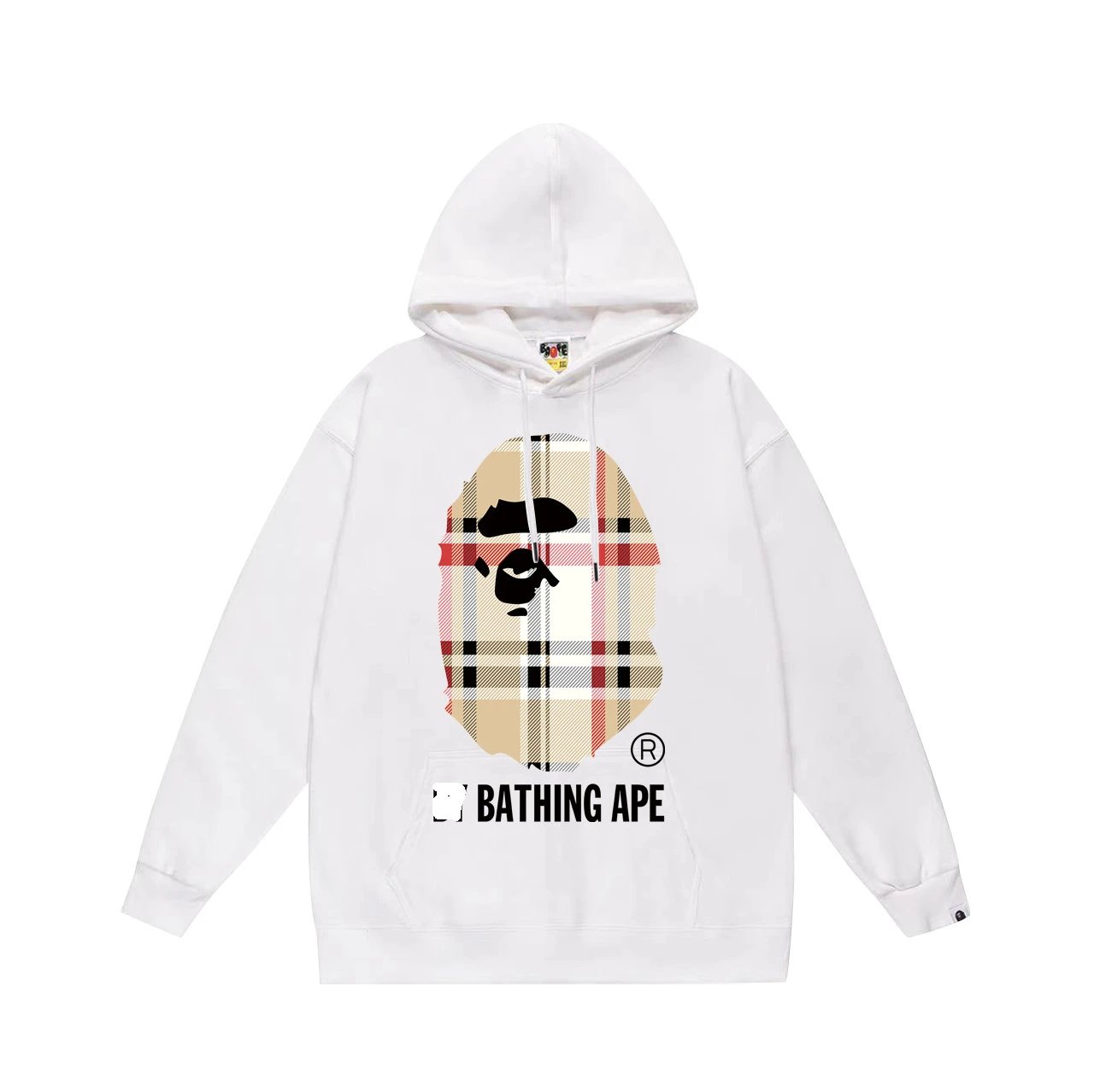 Burberry x Bape Hoodie White