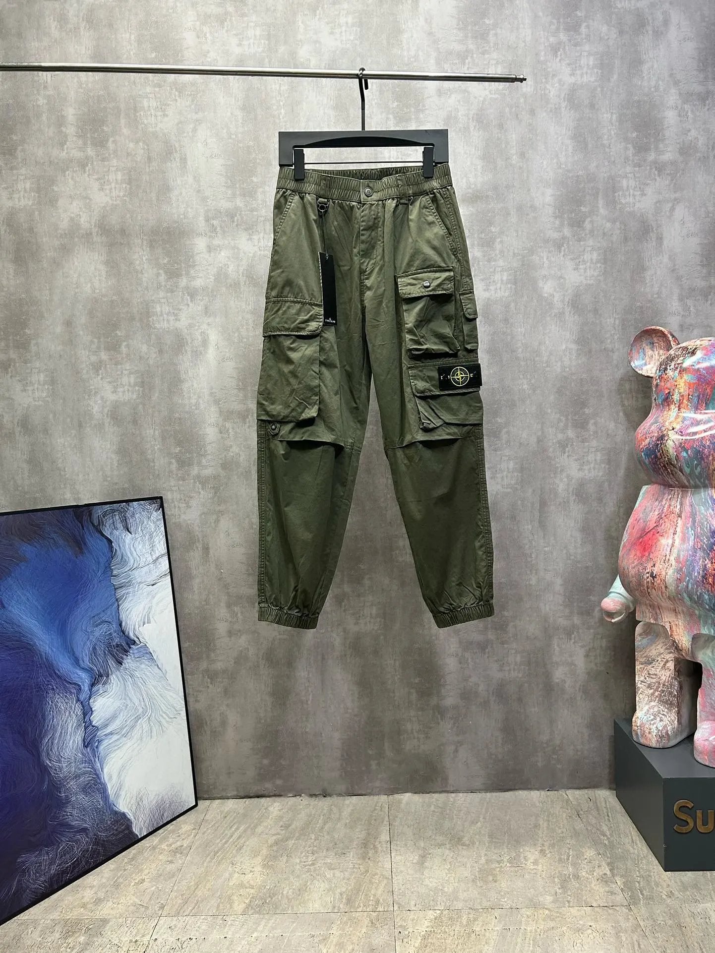 Stone Island Cargo Pants Army Green