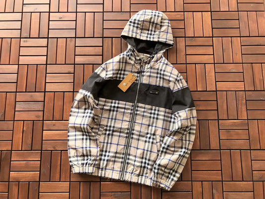 Burberry Monogram Black Stripe Jacket Beige