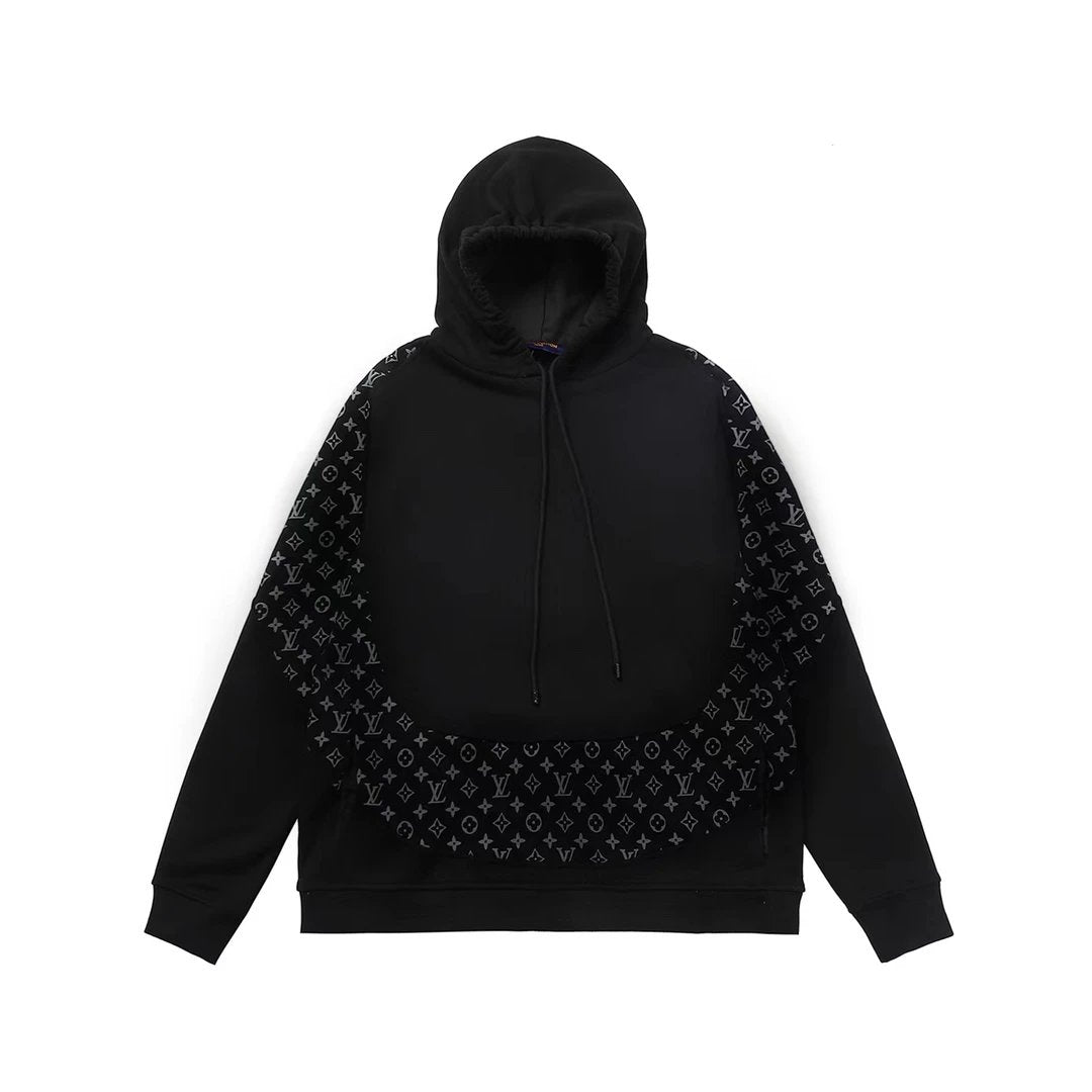 Louis Vuitton Round Fade Hoodie Black