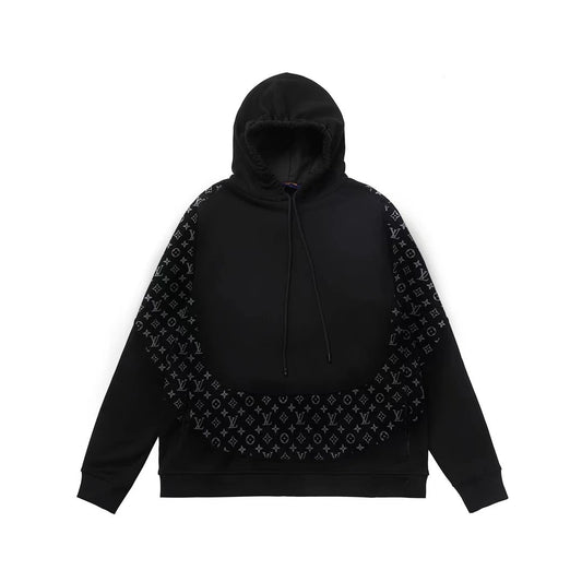 Louis Vuitton Round Fade Hoodie Black