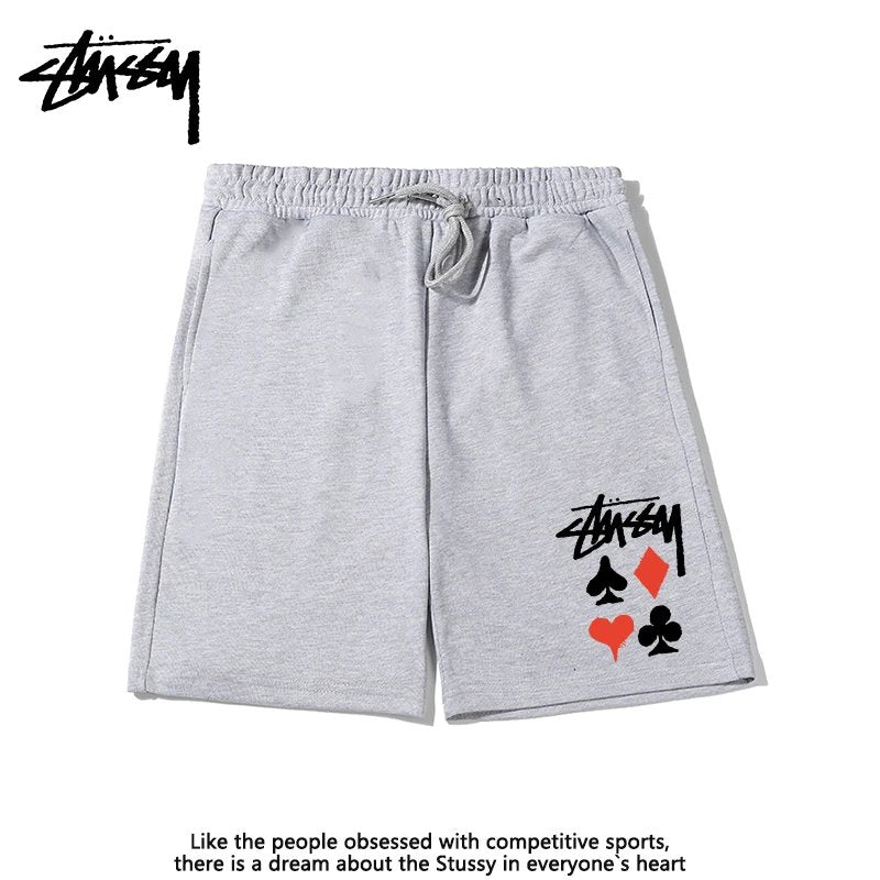 Stussy Poker Shorts Grey