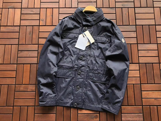 Moncler Parka Jacket Dark Blue