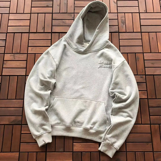 Broken Planet Basic Hoodie Creme