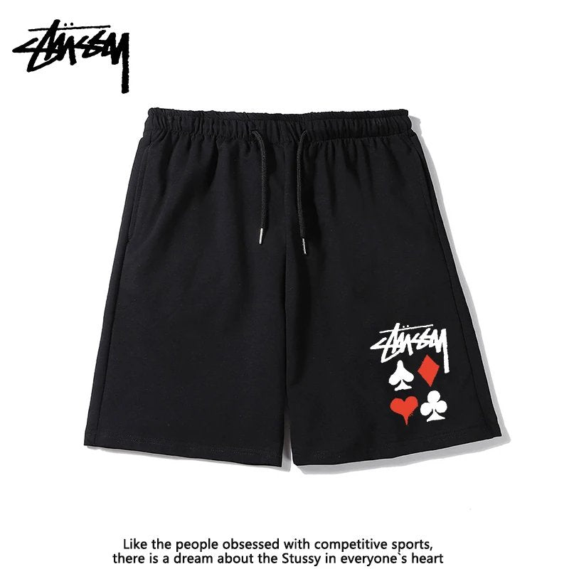 Stussy Poker Shorts Black