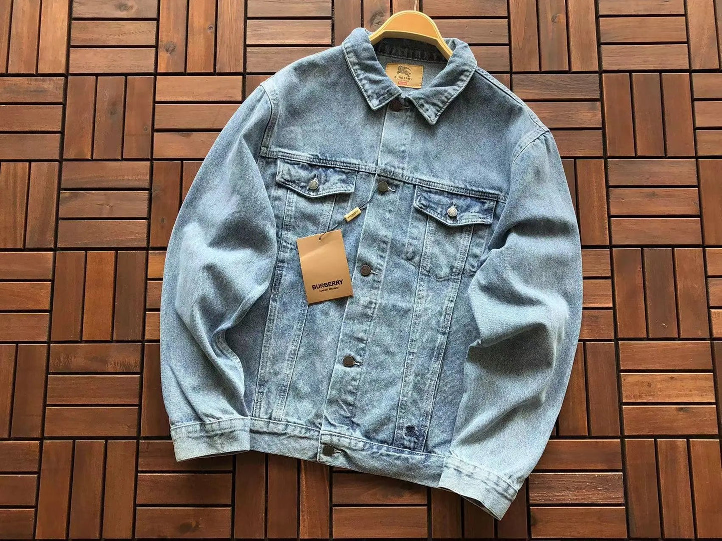 Burberry Denim Jacket Blue