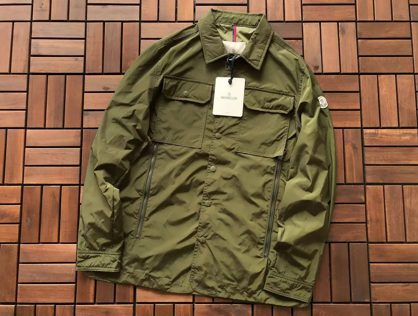 Moncler Parka Jacket Olive Green
