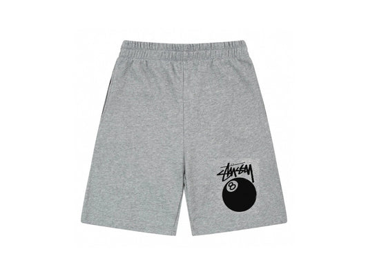 Stussy 8 Ball Shorts Grey