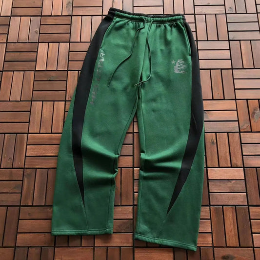 Hellstar Open Leg Jogger Green