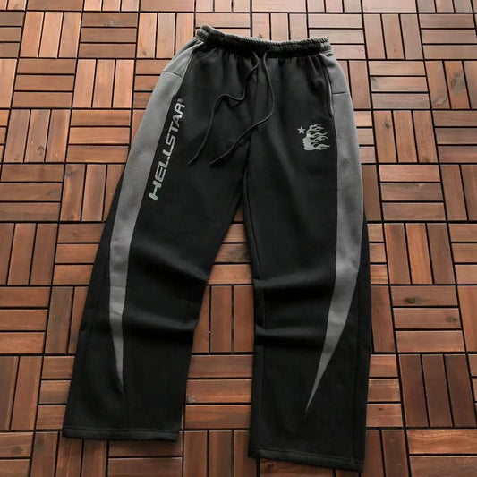 Hellstar Open Leg Jogger Black