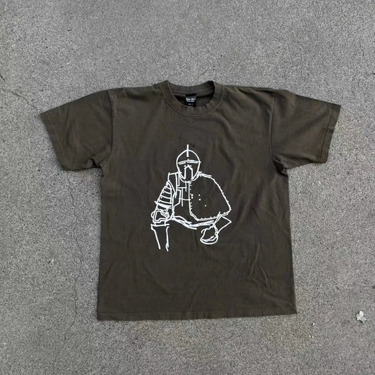 Number Nine Knight T-shirt Brown