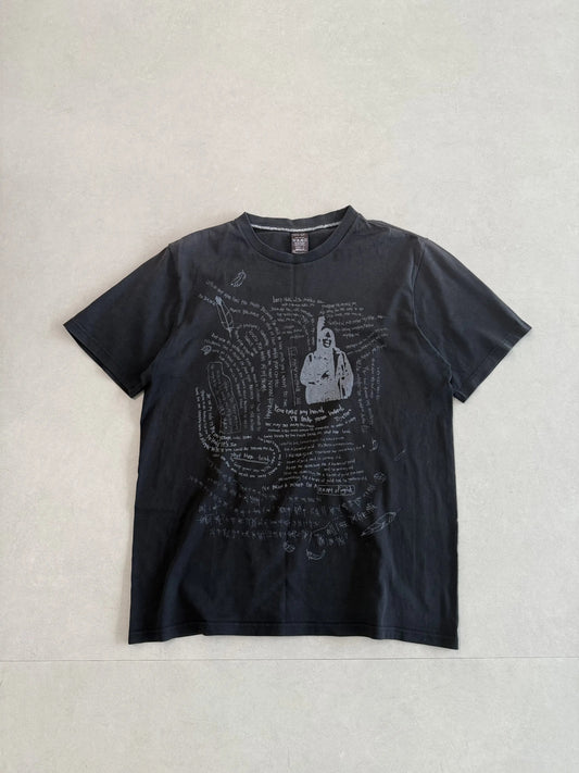 Nmber Nine Text T-shirt Black