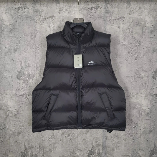 Balenciaga small grey icon Puffer Vest Black