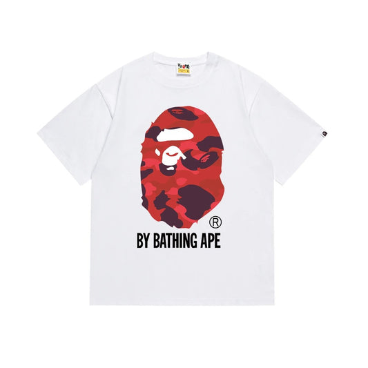 Bape Red Ape T-shirt White