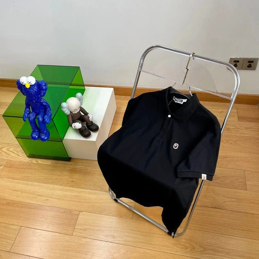 Bape small Icon Polo shirt Black