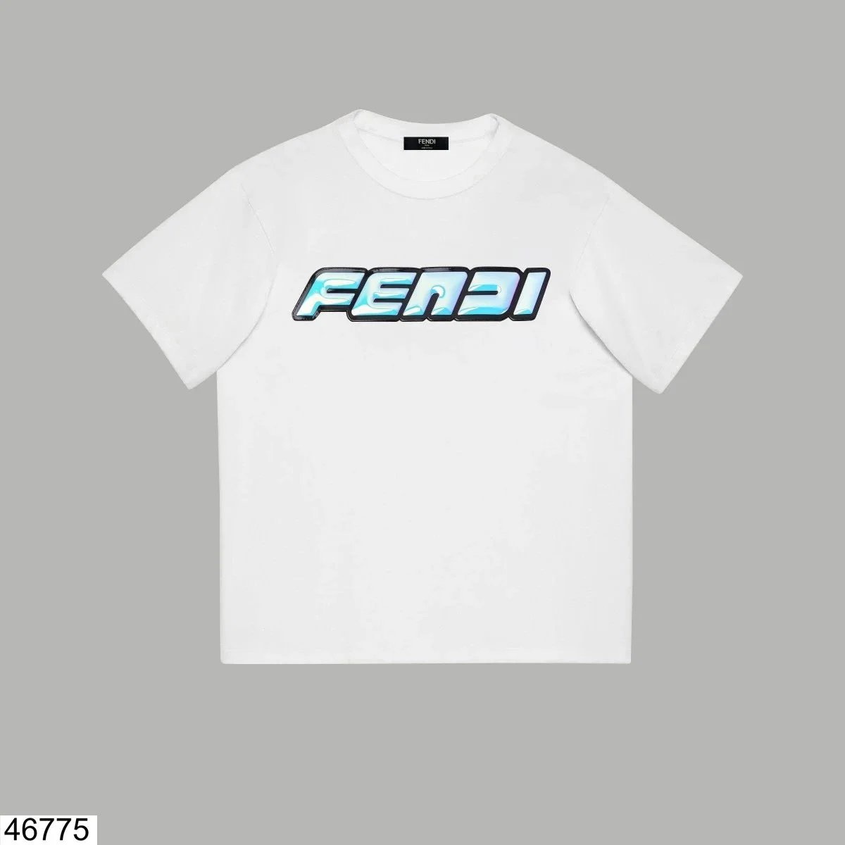 Fendi bubble font T-shirt White