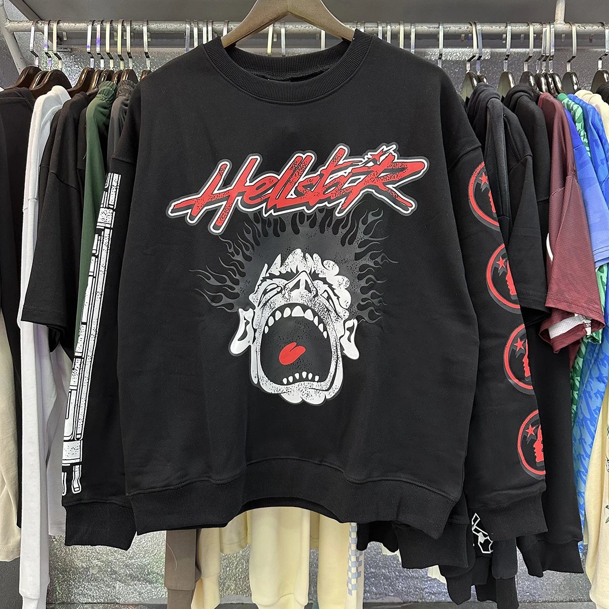 Hellstar Frankenstein Sweater Black