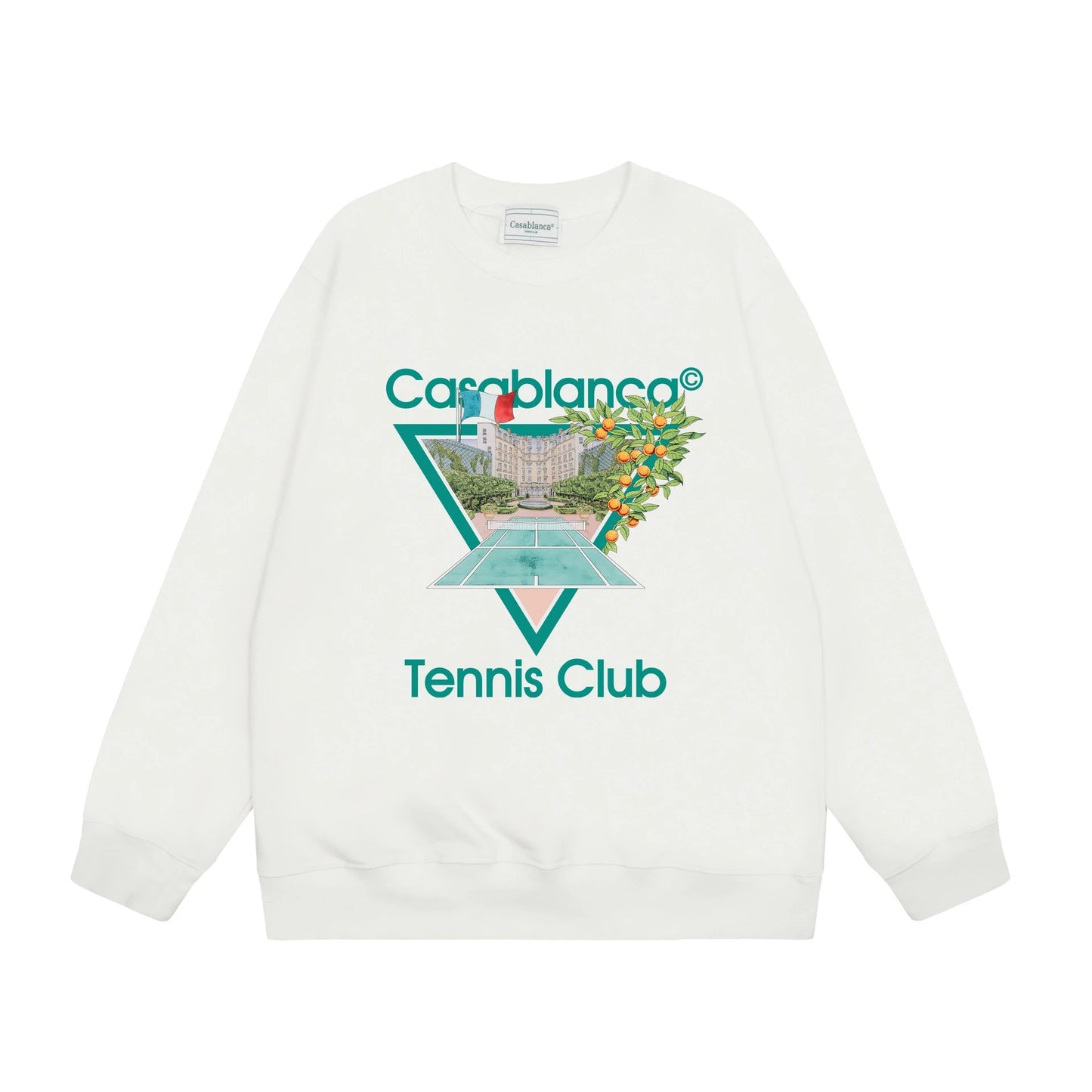 Casablanca France Sweater White
