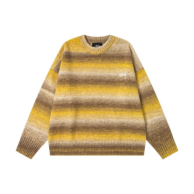 Stussy Sweater Brown Fade