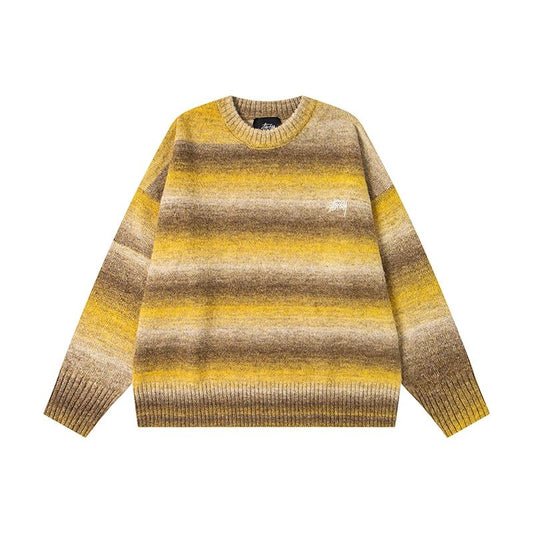 Stussy Sweater Brown Fade