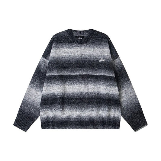 Stussy Sweater Black Fade