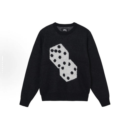 Stussy Dice Sweater Black