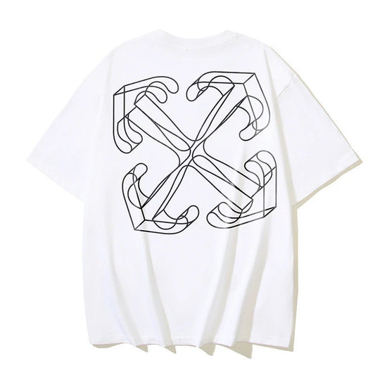 Off White drawn Icon T-shirt White